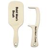 Linkidea 2 Pcs Bald Mans Comb and Brush, Unique Bald Head Styling Tool, Hilarious Joke Brush Funny Gag Gift for Grandpa, Boyfriend view 1