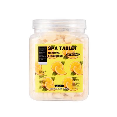 BTTEUYE Foot Spa Soak Tablets for Calluses,Foot Pedicure Soak,Natural & Refreshing,Relieve Fatigue,Soothe & Protect Feet,Lemon Scent,350-Count