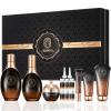 Anti-Aging Skin Care Set,12PCS Face Care Kit with Cleanser, Toner,Serum,Freeze-Dried Powder, Eye Cream,Face Cream & BB Cream | Deep Hydration,Firming & Brightening Skincare Gift Set for Women view 1