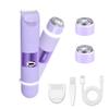 Electric Bikini Trimmer for Women, Electric Razors for Women Glow Aura Womens Shaver, Quiet Dual Head Waterproof Cordless Rechargeable Painless Trimmer for Underarms, Legs, Body (Purple) view 1