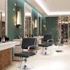 Altsuceser Hairdressing Salon Chair can be rotated 360 Degrees, Hydraulic Adjustable Height Barber Chair, Load-Bearing 330 lbs Salon Chair is Suitable for Barber Shops, Beauty Salons Black view 4