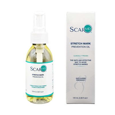 Stretch Mark Oil, Minimizes the Risk and Severity of Stretch Marks, Gentle Belly Oil for Pregnancy, Made of Natural Ingredients, Suitable for Adults and Children, 120mL4.06 Fl Oz