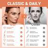 2Pc Magic Microblading Eyebrow Pencil, 2025 Upgrade 4 Fork Tip Waterproof Brow Pencil with Micro-Fork Tip, Natural Fine Stroke Eyebrow Pen (Red Brown) view 3