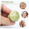 ADOCARN 2pcs Natural Jade Roller Skincare Tool Face Scraper Gua Massager for Wrinkles Relief view 2