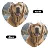LHDGBNV Cute Golden Retriever Compact Mirror for Women Portable Folding Mini Pocket Mirror with 2 X 1x Magnification Makeup MirrorsSmall Mirror for Purse Travel Makeup Mirrors Parties Friends Gifts view 2