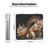 FJWSLCH Squirrel Animal Makeup Mirror Double-Sided 1X/2X Magnifying Mini Travel Cosmetic Mirror for Pocket Purse Clutch, Handheld Beauty Mirrors for Men Women view 3