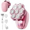 Electric Razors for Women Legs, 5-in-1 Electric Shaver for Women & Body Shaver, Waterproof Wet/Dry 7-Blade Womens Electric Shaver with Womens Facial Hair Shaver for Lady Face Underarms Public view 1