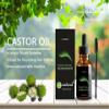 10ml Castor Oil Eyelash Growth Serum - Nurture Your Lashes to Be Longer, Fuller & Thicker. Promote Natural Lash Growth with Pure Castor Oil Formula view 2