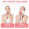100 Count Disposable Face Towel, Ultra Soft & Thick Washcloths, Biodegradable Facial Towels for Sensitive Skin, Makeup Remover Dry Wipes, Lint-Free Towelettes for Cleansing (6 Pack) view 3