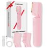 MAXGROOM Electric Razor for Women Pubic Hair - Painless Body Trimmer with LED Light & IPX7 Waterproof, Gentle Bikini Hair Removal for Intimate Area Legs & Armpits (Pink) view 1