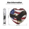 FJWSLCH American Flag Fly Eagle Makeup Mirror Double-Sided 1X/2X Magnifying Mini Travel Cosmetic Mirror for Pocket Purse Clutch, Handheld Beauty Mirrors for Men Women view 3