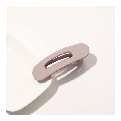 12Pcs Hair Claw Clips 3.1Inch Medium Sizes, Square,Non - Slip Matte Finish Strong Hold Clips for Thick, Curly, Thin Hair, Women Black Hair Accessories(Minor Light Purple)