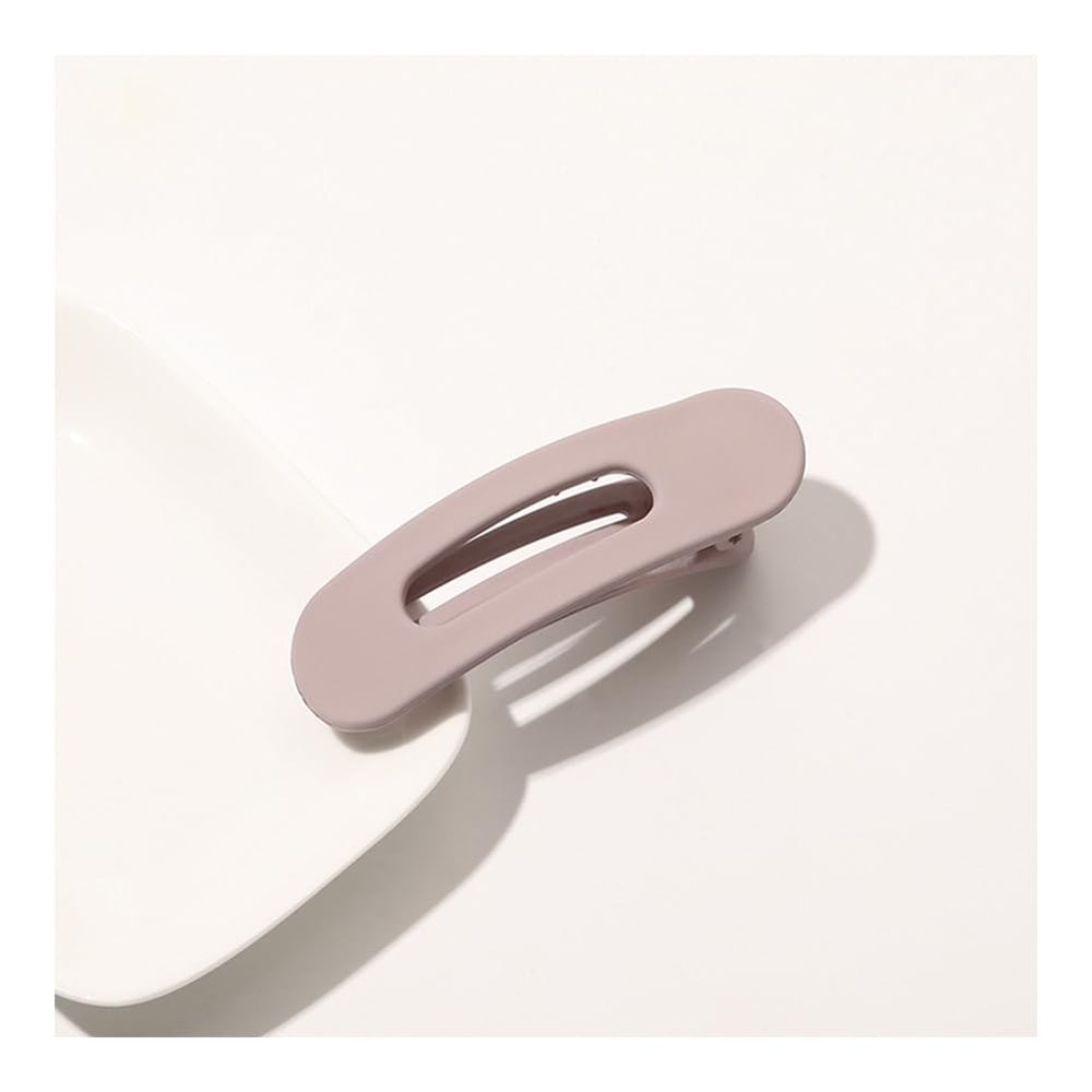 12Pcs Hair Claw Clips 3.1Inch Medium Sizes, Square,Non - Slip Matte Finish Strong Hold Clips for Thick, Curly, Thin Hair, Women Black Hair Accessories(Minor Light Purple)