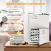 Hot Towel Warmer SalonDepot 46L Large Capacity Spa Towel Warmer with Double Cabinets for Salon, Barber Shop, Massage & Facial (White) view 4