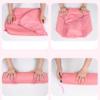 Foldable Foot Bath Soaking Bag with Knee Cover, Foot Wash Basin, Multifunctional Collapsible Basin for Laundry and Washing, Portable Foot Spa Tub for Pedicure Travel Camping Outdoor Relaxation (Pink) view 4