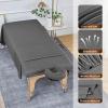 4 Sets Premium Microfiber Massage Table Sheets Set, 3 Piece Set Ultra-Light Massage Table Cover, Soft Massage Sheets Sets Include Flat Sheet, Fitted Sheet, and Massage Face Rest Cover, Grey view 2