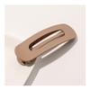 12Pcs Hair Claw Clips 4.3Inch Medium Sizes, Square,Non - Slip Matte Finish Strong Hold Clips for Thick, Curly, Thin Hair, Women Black Hair Accessories(Brown) view 1