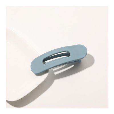 12Pcs Hair Claw Clips 3.1Inch Medium Sizes, Square,Non - Slip Matte Finish Strong Hold Clips for Thick, Curly, Thin Hair, Women Black Hair Accessories(Minor Sky Blue)