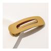 12Pcs Hair Claw Clips 4.3Inch Medium Sizes, Square,Non - Slip Matte Finish Strong Hold Clips for Thick, Curly, Thin Hair, Women Black Hair Accessories(Yellow) view 1