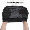 3Pcs Wave Cap Silky Elastic Band Caps Soft Breathable Hair Wrap Satin Sleeping Shower Cap Hair Bonnet for Sleep Unisex Beanie Caps Beanies Hats Shower for Men Women Athletes Hip-hop Lovers view 3