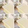 FAHKNS 4 Sets Premium Microfiber Massage Table Sheets Set, 3 Piece Set Ultra-Light Massage Table Cover, Soft Massage Sheets Sets Include Flat Sheet, Fitted Sheet, and Massage Face Rest Cover, Beige view 1