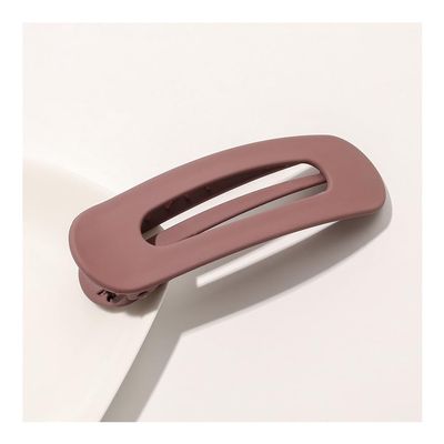 12Pcs Hair Claw Clips 4.3Inch Medium Sizes, Square,Non - Slip Matte Finish Strong Hold Clips for Thick, Curly, Thin Hair, Women Black Hair Accessories(Cameo Brown)
