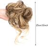 Bun, Long Clip-In Hair Bun Extension - Voluminous Messy Updo for Look Women for Women(Brown) view 2