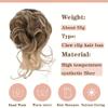 Bun, Long Clip-In Hair Bun Extension - Voluminous Messy Updo for Look Women for Women(Black) view 3