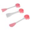 FOYTOKI 3pcs Silicone Face Scrubber and Mask Applicator for Gentle Exfoliation and Deep Pore Cleansing Soft Silicone Facial Brush for Skincare and Makeup Removal view 1