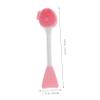 FOYTOKI 3pcs Silicone Face Scrubber and Mask Applicator for Gentle Exfoliation and Deep Pore Cleansing Soft Silicone Facial Brush for Skincare and Makeup Removal view 2
