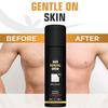 DK hair removal spray | Dermatologist Tested | 200 ml Aloe Vera & lemon extract for glowing skin | Painless hair removal cream for Chest, Back, Legs, Underarms for women & men view 3