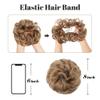 Bun, High-Temp Synthetic Fiber Messy Bun Updo Hairpiece for Women - Heat-Resistant Styling Accessory for Women(Red) view 2