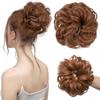 Bun, High-Temp Synthetic Fiber Messy Bun Updo Hairpiece for Women - Heat-Resistant Styling Accessory for Women(Red) view 3