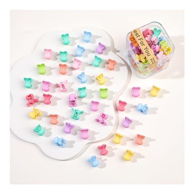 160Pcs Cute Mini Hair Clips for Unisex - Multicolor Matte Color Finish Hair Accessories Set, Small Non-Slip Clips for Party, School, Gift Decorations(Rabbit1)