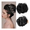 Bun, Secure Hair Bun Clip for Women - Updo Volumizer & Party Accessory for Women(Black) view 1