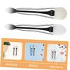 FOMIYES 2pcs Silicone Face Mask Brush Dual-ended Soft Bristle Applicator Tool for Even Mask Coverage Travel for Skincare and Beauty Applications view 3