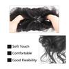 QIXUEZHENG Hair Bun, Fluffy No-Scrunch Puff Buns Hair Bands for Effortless Updo Styling Women's(Gray) view 3