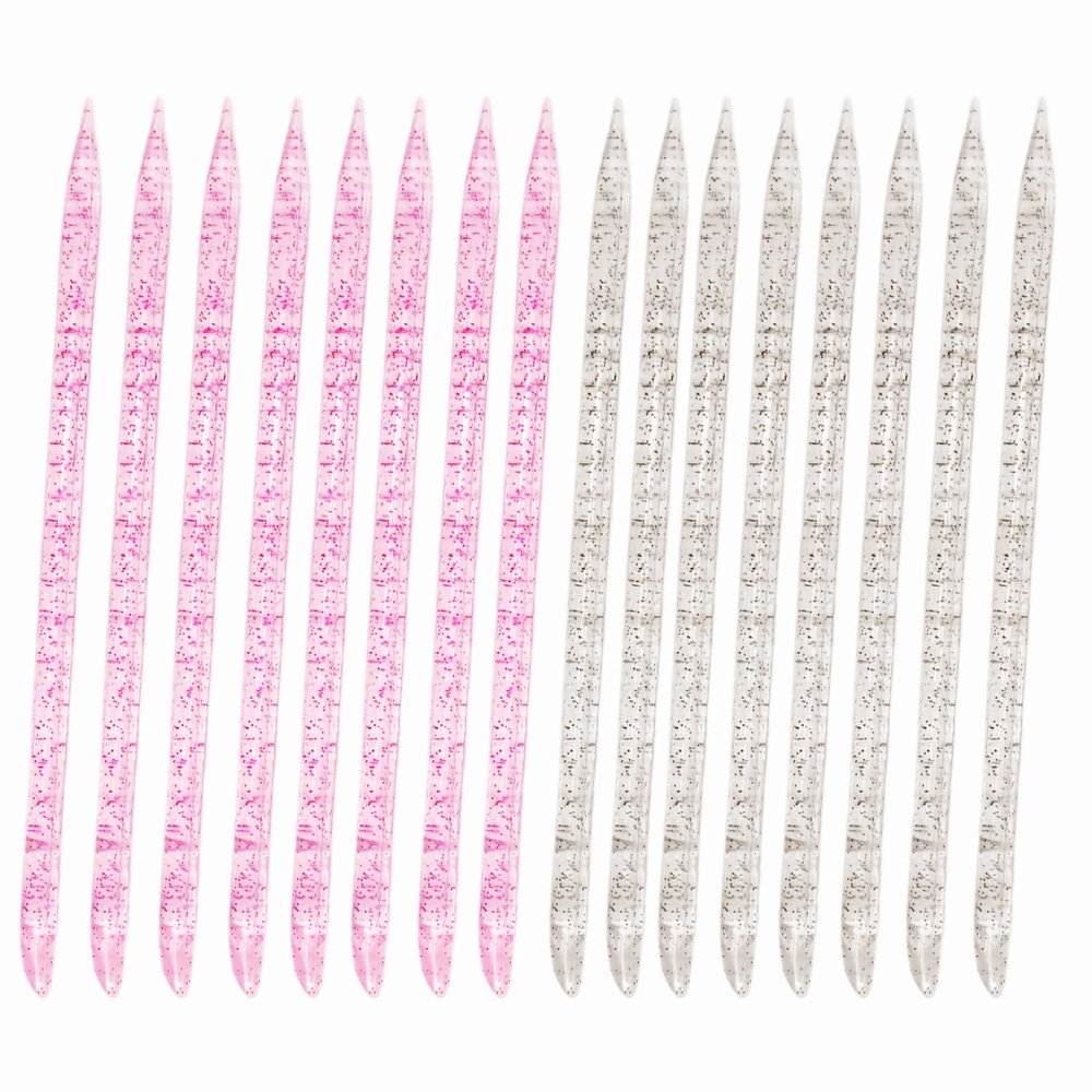 200 PCS Cuticle Pusher Cuticle Remover Tool Cuticle Sticks for Nail Double Sided Cuticle Manicure Pedicure Stick Angled Cuticle Filing Pusher for Nails Care Fingernail Clean