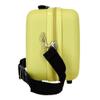 Roll Road Women Customizable Cosmetic Bag, Yellow, Einheitsgre view 2