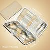 BesPick 19 Pieces Fingernail and Toenail Professional Manicure Pedicure Nail Clipper Set Stainless Steel Nail Cutter Scissors Grooming Kit with Luxurious Travel Case (Gold) view 2