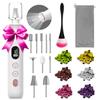 Electric Nail File, 10 Speeds Cordless Nail Drill with LED Light, Portable Manicure Pedicure Kit for Acrylic Gel Nails Thick Toenails Nail Grind, Hand Natural Nails Care - 10 Bits & 120 Sanding Bands view 1