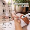 Electric Nail File, 10 Speeds Cordless Nail Drill with LED Light, Portable Manicure Pedicure Kit for Acrylic Gel Nails Thick Toenails Nail Grind, Hand Natural Nails Care - 10 Bits & 120 Sanding Bands view 2