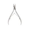 Cricket Logo Student  Jaw Nipper and Cuticle Pusher Nailcare Set, Hand and Feet Maintenance, Nickel Plated view 2