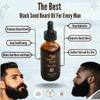 Black Seed Beard Oil - Deep Conditioning & Nourishing Beard Oil for Men Growth, Hydrating 2oz Treatment for Dry Skin, Moisturizes, Softens & Strengthens Beard Hair for Men view 2