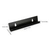 Fdit Hair Bun Extension Hanger, Lightweight Hair Extension Display Holder Sturdy Acrylic Hair Hanger with Dual Suction Cups for Home, Salon, Store Use (Black) view 2