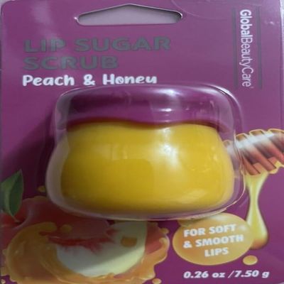 Lip Sugar Scrub Peach & Honey, 0.26 oz, For Soft & Smooth Lips