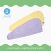 Turbie Twist Microfiber Hair Towel Wrap - for Women, Men & Kids - Travel & Bathroom Essential - Quick Dry Hair Turban for Curly, Long & Thick Hair - 2 Pack (Dark Aqua, Light Aqua, Lilac/Lemon) view 4