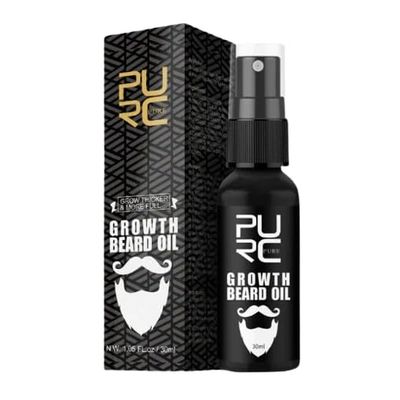 Beard Oil 1 OZ | Facial Hair Growth Formula for Thicker, Fuller Beard & Mustache | Nourishing & Strengthening Beard Care