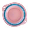 Gatuida 1pc Collapsible Foot Bath Basin Portable Foot Soak Bucket for Home Use Medium Pink Spa Tub Multipurpose Wash Basin for Laundry and Dishes view 1