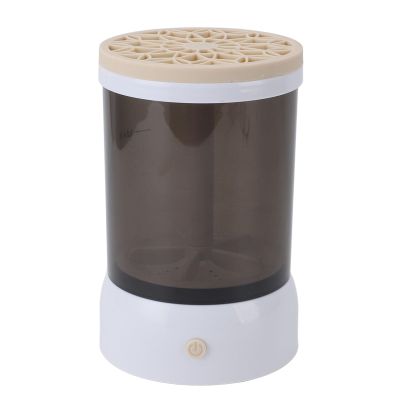 Makeup Brush Cleaner Machine USB Visible Quick Dry Automatic Portable Electric Cosmetic Supplies Cleaner for All Size Makeup Brushes Gray and Th Makeup Brush Cleaner Machi